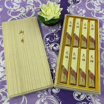 進物用お線香「花梨」桐箱入