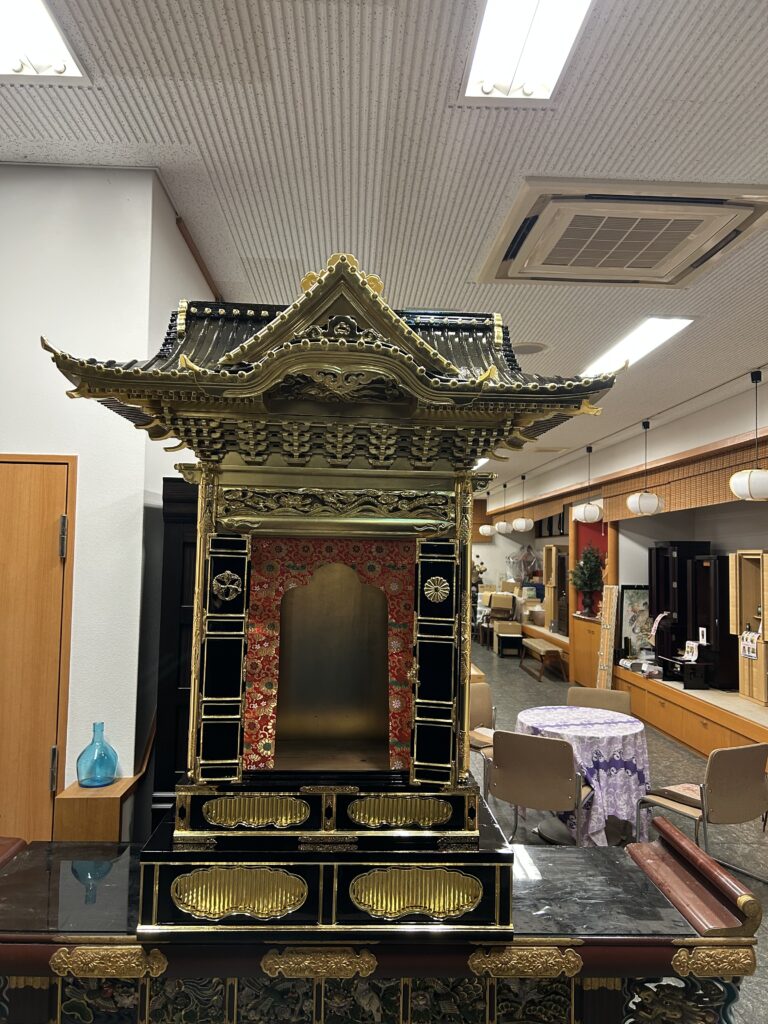 明治２２年に作成された　空殿の修理が完成しました。